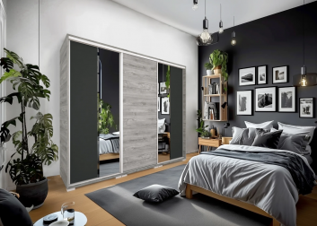 GA 58 tolóajtós gardrób